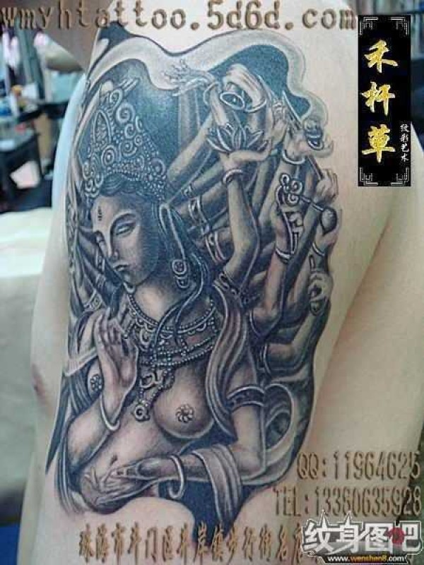 珠海禾杆草纹身一小部分作品