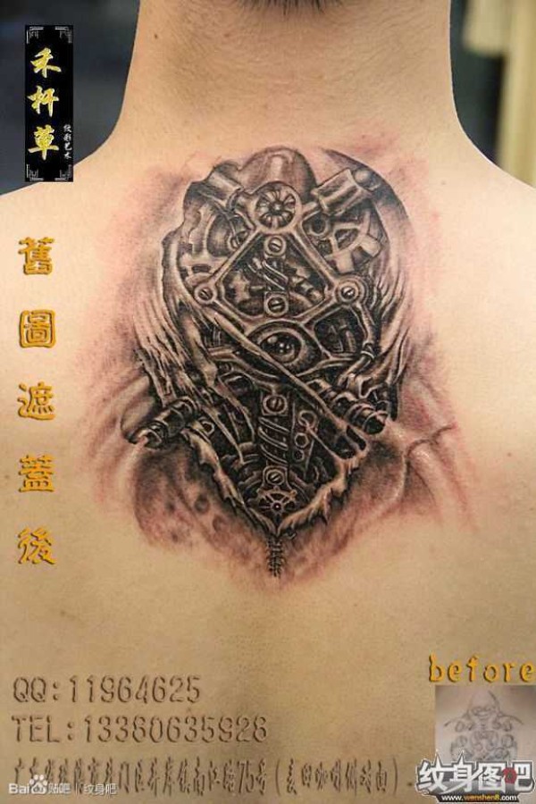 珠海禾杆草纹身一小部分作品