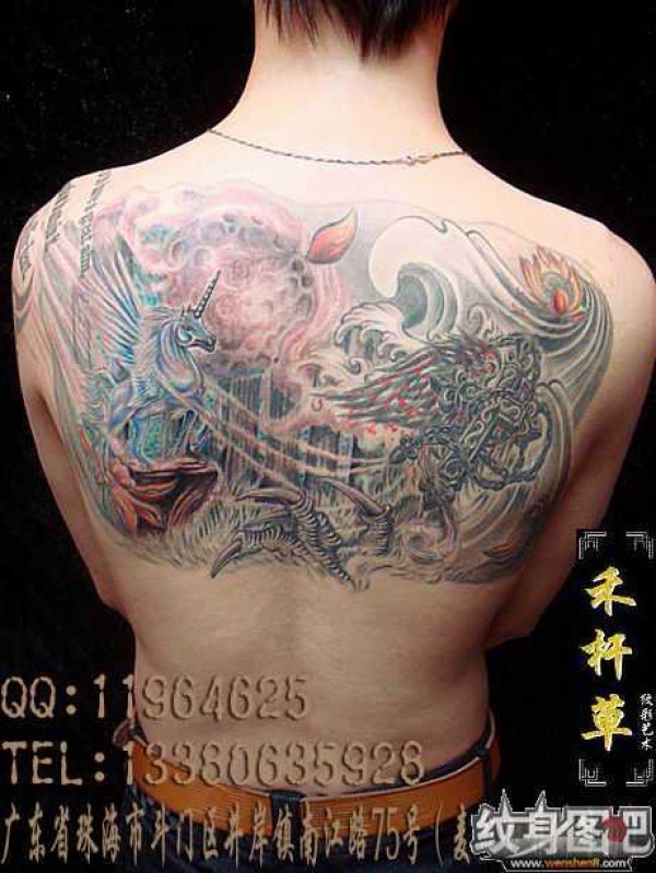 珠海禾杆草纹身一小部分作品