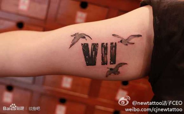 清新淡雅 北京newtattoo纹身店陈洁山水水墨纹身 (四) 70P