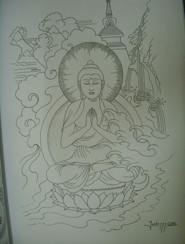 有关西藏的一些纹身手稿（一）