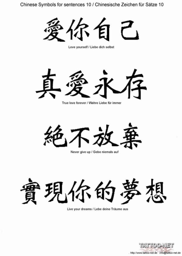 Asian Signs Tattoo 不懂汉字的老外就是被这些忽悠的