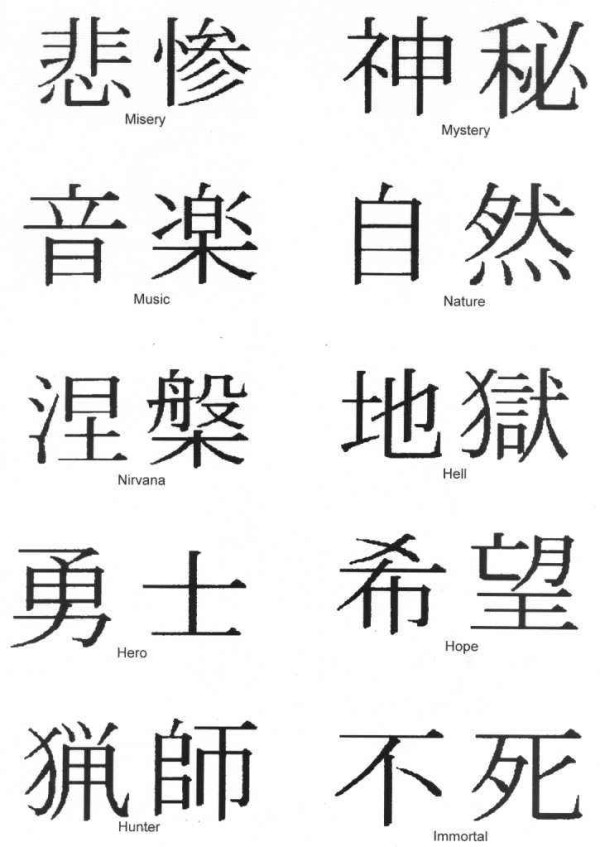 Asian Signs Tattoo 不懂汉字的老外就是被这些忽悠的