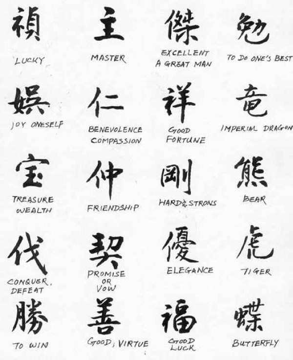 Asian Signs Tattoo 不懂汉字的老外就是被这些忽悠的
