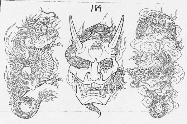 Black and Grey tattoo 黑色灰色系列纹身手稿（二）