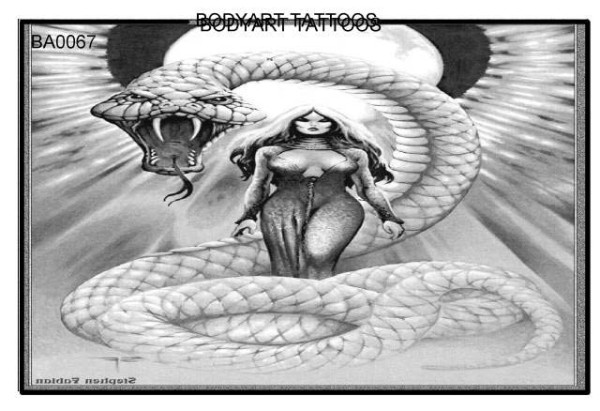 Body Art TATTOO 欧美怪异的纹身手稿（二）