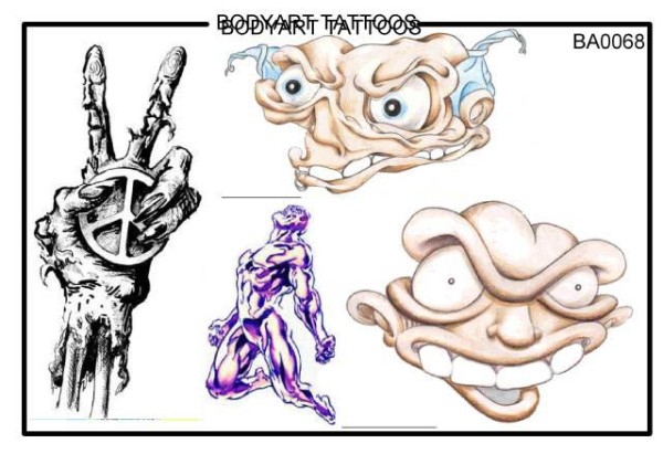 Body Art TATTOO 欧美怪异的纹身手稿（二）