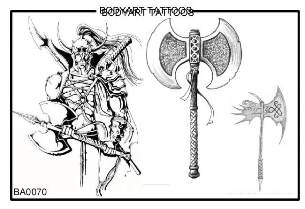 Body Art TATTOO 欧美怪异的纹身手稿（二）