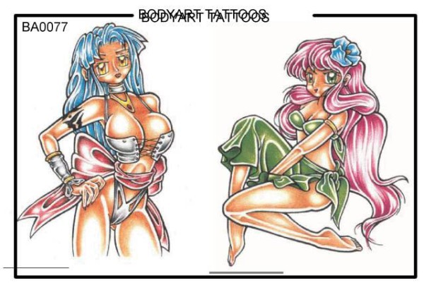Body Art TATTOO 欧美怪异的纹身手稿（二）