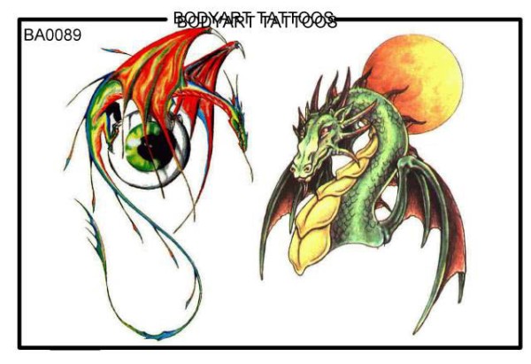 Body Art TATTOO 欧美怪异的纹身手稿（二）
