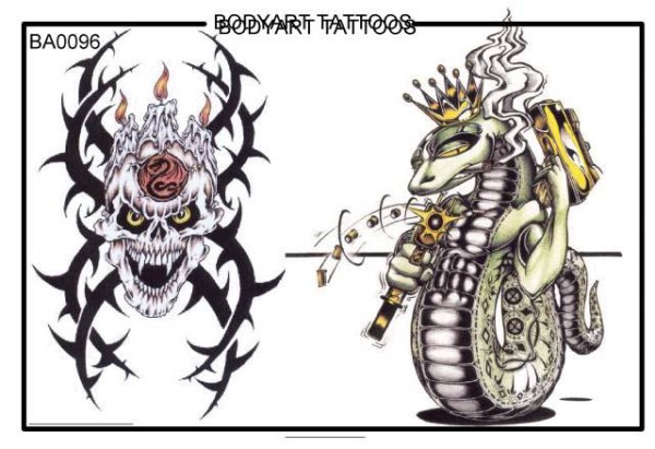 Body Art TATTOO 欧美怪异的纹身手稿（二）