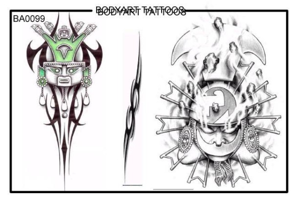 Body Art TATTOO 欧美怪异的纹身手稿（二）