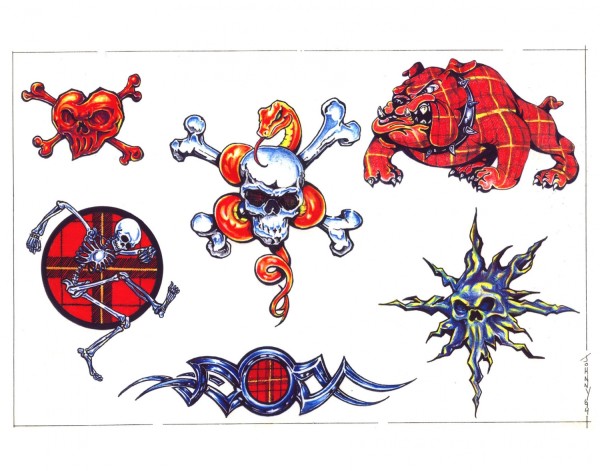 Cartoons Tattoo 国外动漫卡通类纹身手稿