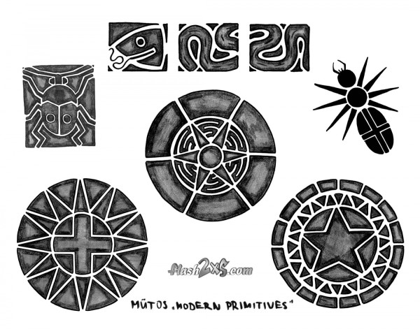 Celtic tattoo 凯尔特人的图腾纹身手稿（二）