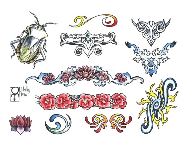 Flash tattoo 欧美高清纹身手稿展（三）