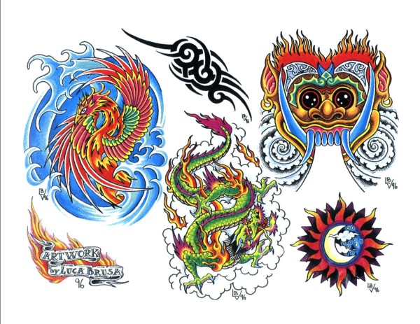Flash tattoo 欧美高清纹身手稿展（三）