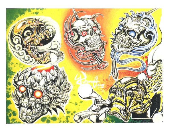 Flash tattoo 欧美高清纹身手稿展（三）
