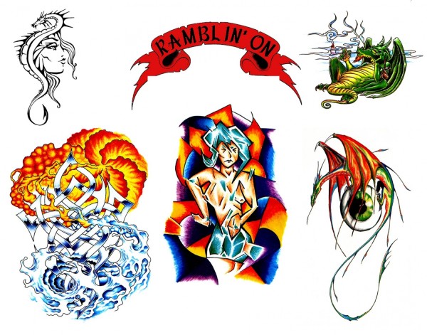 Flash tattoo 欧美高清纹身手稿展（三）