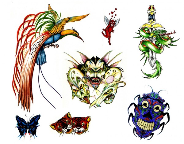 Flash tattoo 欧美高清纹身手稿展（三）