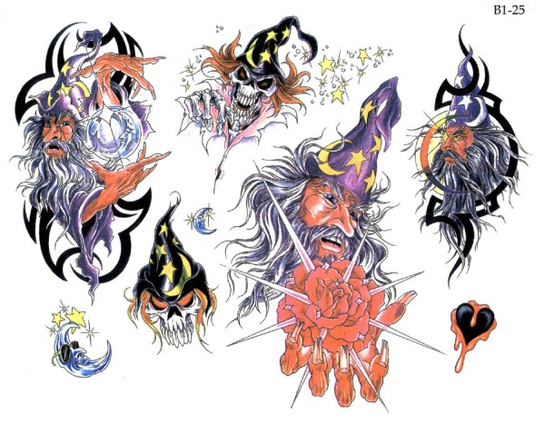 Flash tattoo 欧美高清纹身手稿展（三）