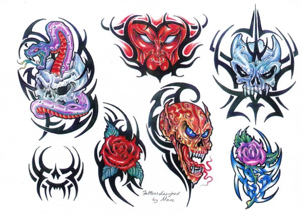 Flash tattoo 欧美高清纹身手稿展（八）