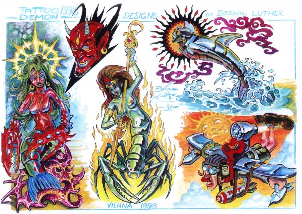 Flash tattoo 欧美高清纹身手稿展（八）