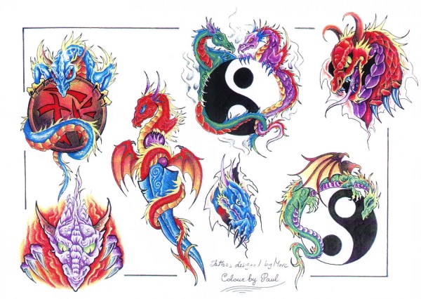 Flash tattoo 欧美高清纹身手稿展（八）