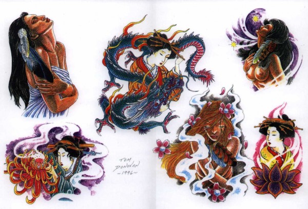 Flash tattoo 欧美高清纹身手稿展（八）