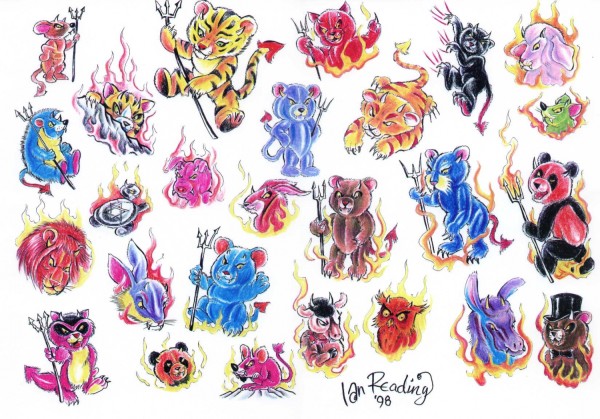 Flash tattoo 欧美高清纹身手稿展（八）