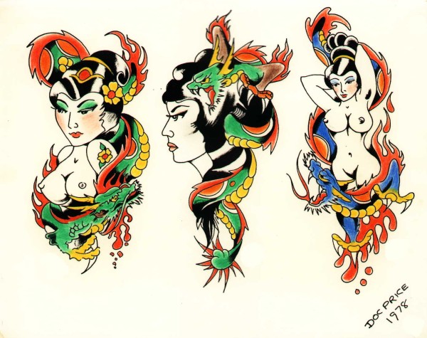 Flash tattoo 欧美高清纹身手稿展（八）