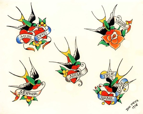 Flash tattoo 欧美高清纹身手稿展（八）