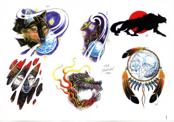 Flash tattoo 欧美高清纹身手稿展（八）