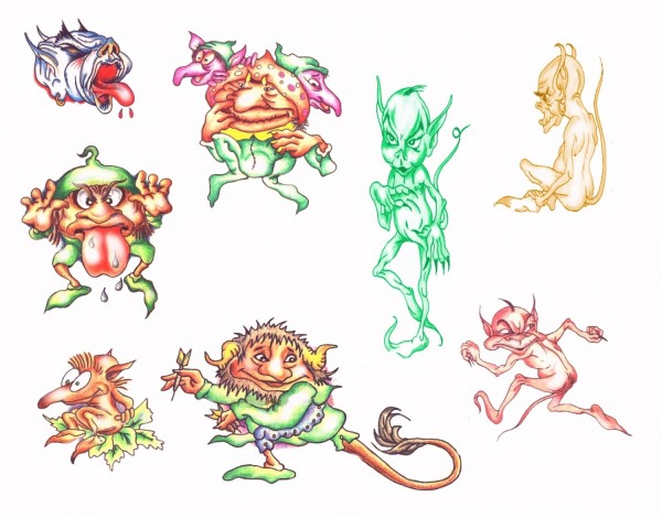 Flash tattoo 欧美高清纹身手稿展（八）