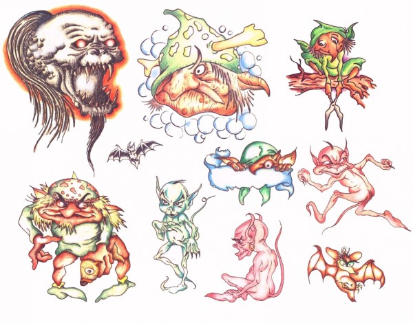 Flash tattoo 欧美高清纹身手稿展（八）
