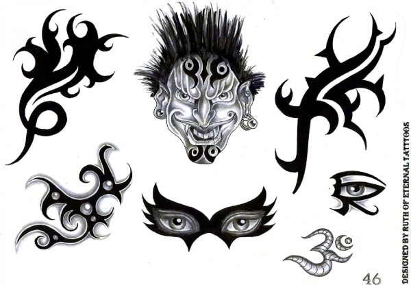 Flash tattoo 欧美高清纹身手稿展（八）