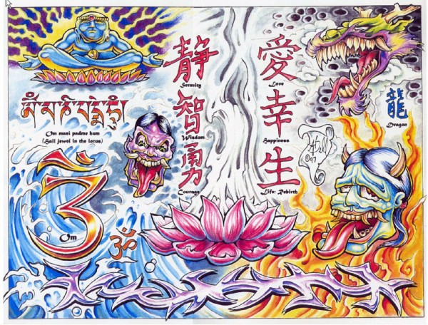 Flash tattoo 欧美高清纹身手稿展（八）