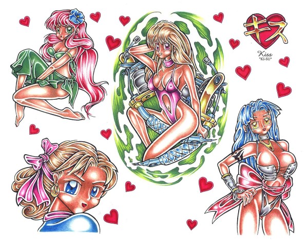 Flash tattoo 欧美高清纹身手稿展（八）