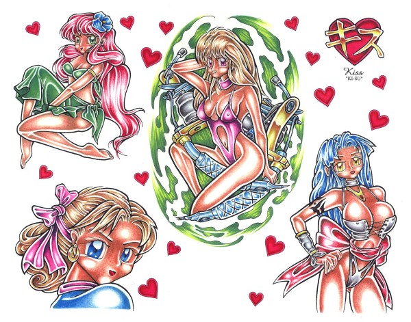 Flash tattoo 欧美高清纹身手稿展（二十一）