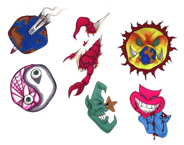 Flash tattoo 欧美高清纹身手稿展（二十一）