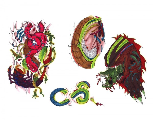Flash tattoo 欧美高清纹身手稿展（二十一）