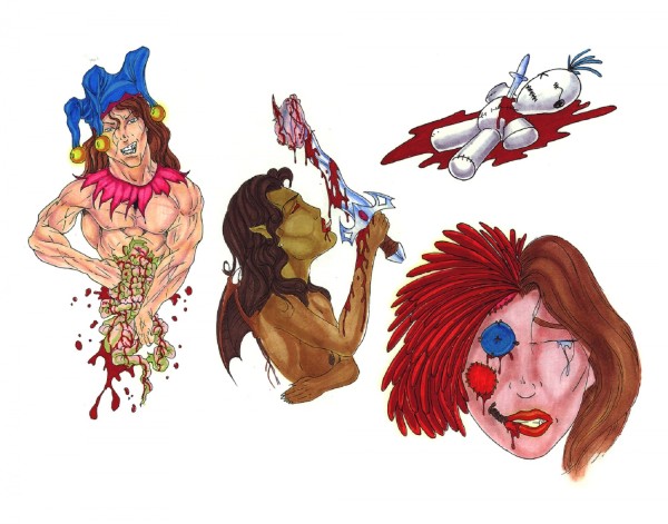 Flash tattoo 欧美高清纹身手稿展（二十一）