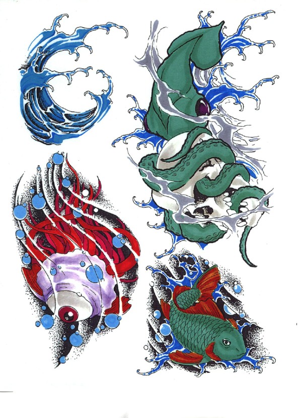 Flash tattoo 欧美高清纹身手稿展（二十一）