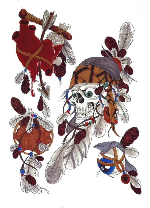 Flash tattoo 欧美高清纹身手稿展（二十一）