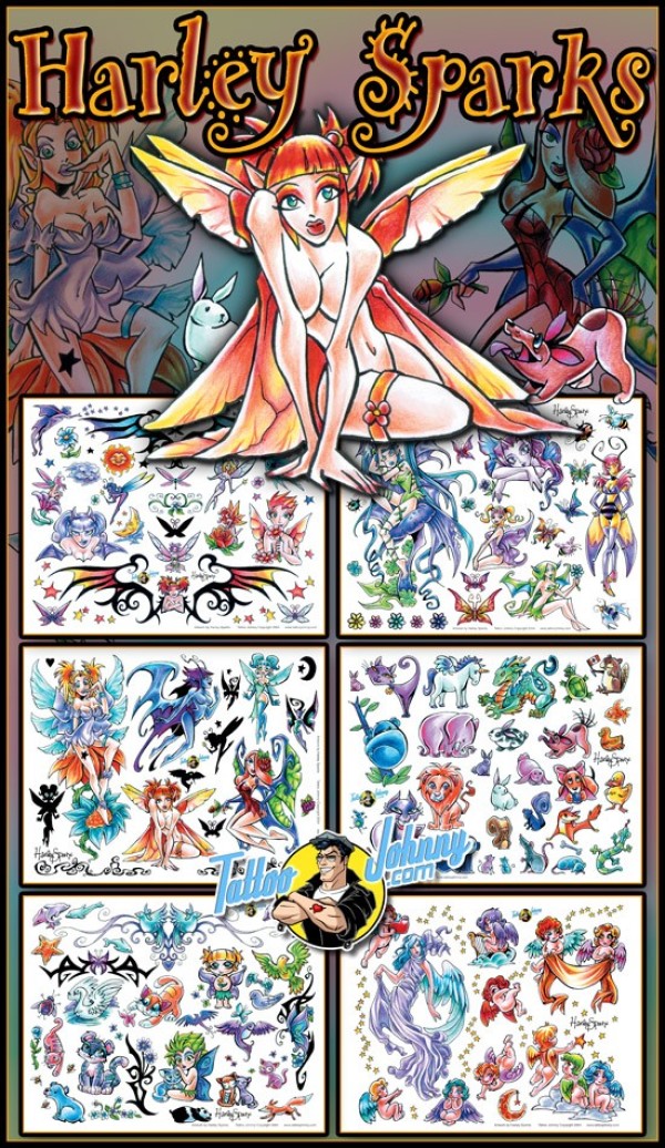 《欧美纹身手稿大全》高清扫描版 Flash tattoo （三）