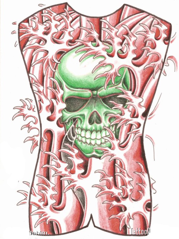 《欧美纹身手稿大全》高清扫描版 Flash tattoo （三）