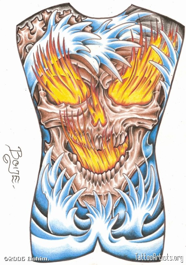 《欧美纹身手稿大全》高清扫描版 Flash tattoo （三）