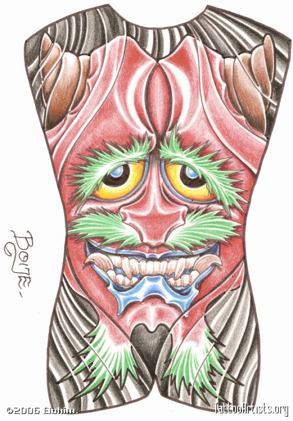 《欧美纹身手稿大全》高清扫描版 Flash tattoo （三）