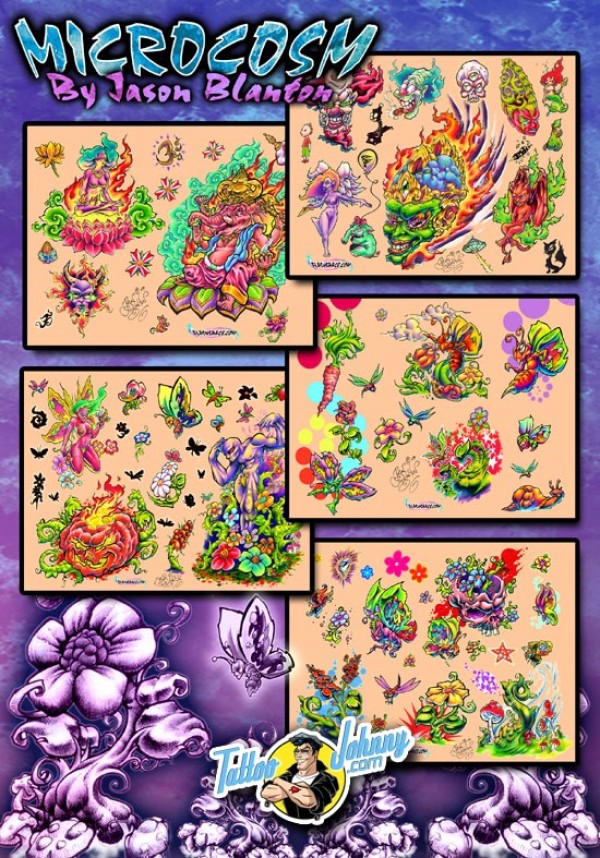 《欧美纹身手稿大全》高清扫描版 Flash tattoo （三）