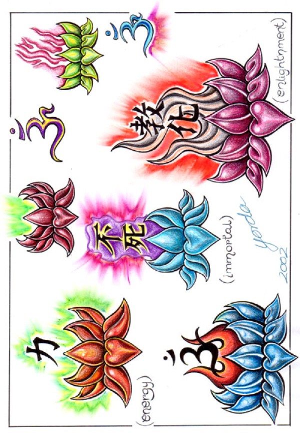 《欧美纹身手稿大全》高清扫描版 Flash tattoo （四）