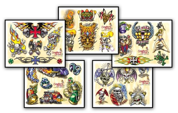 《欧美纹身手稿大全》高清扫描版 Flash tattoo （四）